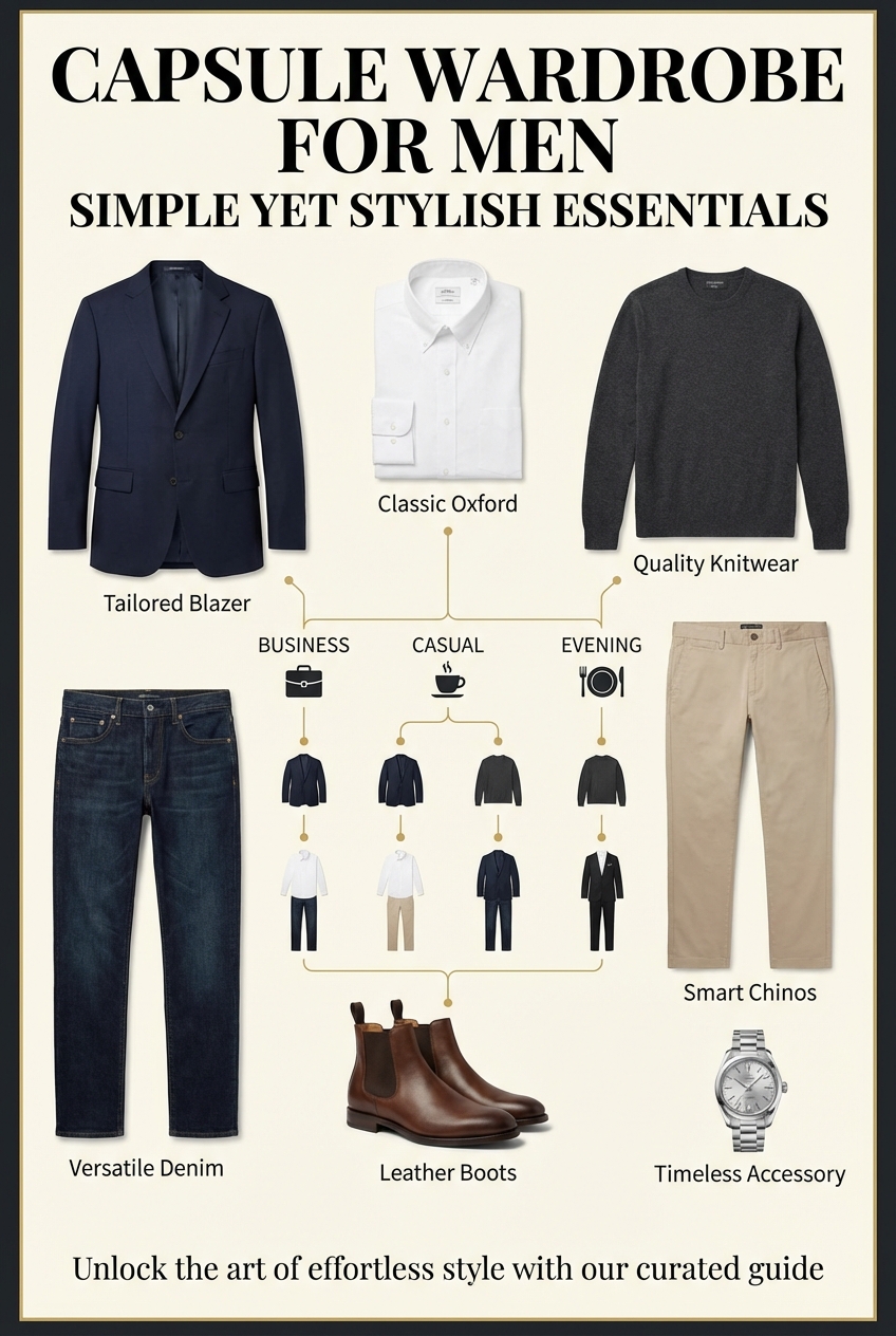 Capsule Wardrobe For Men Simple Yet Stylish Essentials - photo 3