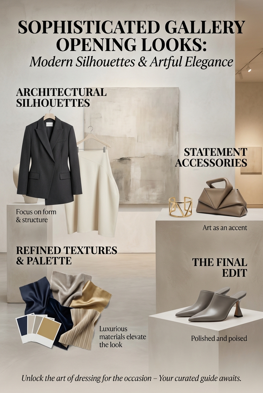 Sophisticated Gallery Opening Looks With Modern Silhouettes Dressing For Art And Elegance - photo 4