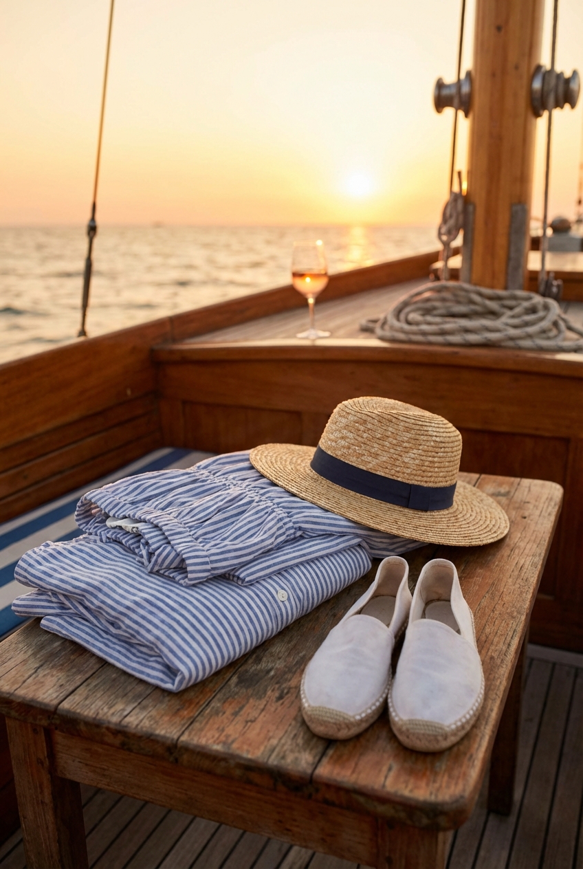 Stylish Sunset Cruise Dresses With Nautical Stripes Effortlessly Elegant For Sea Breezes