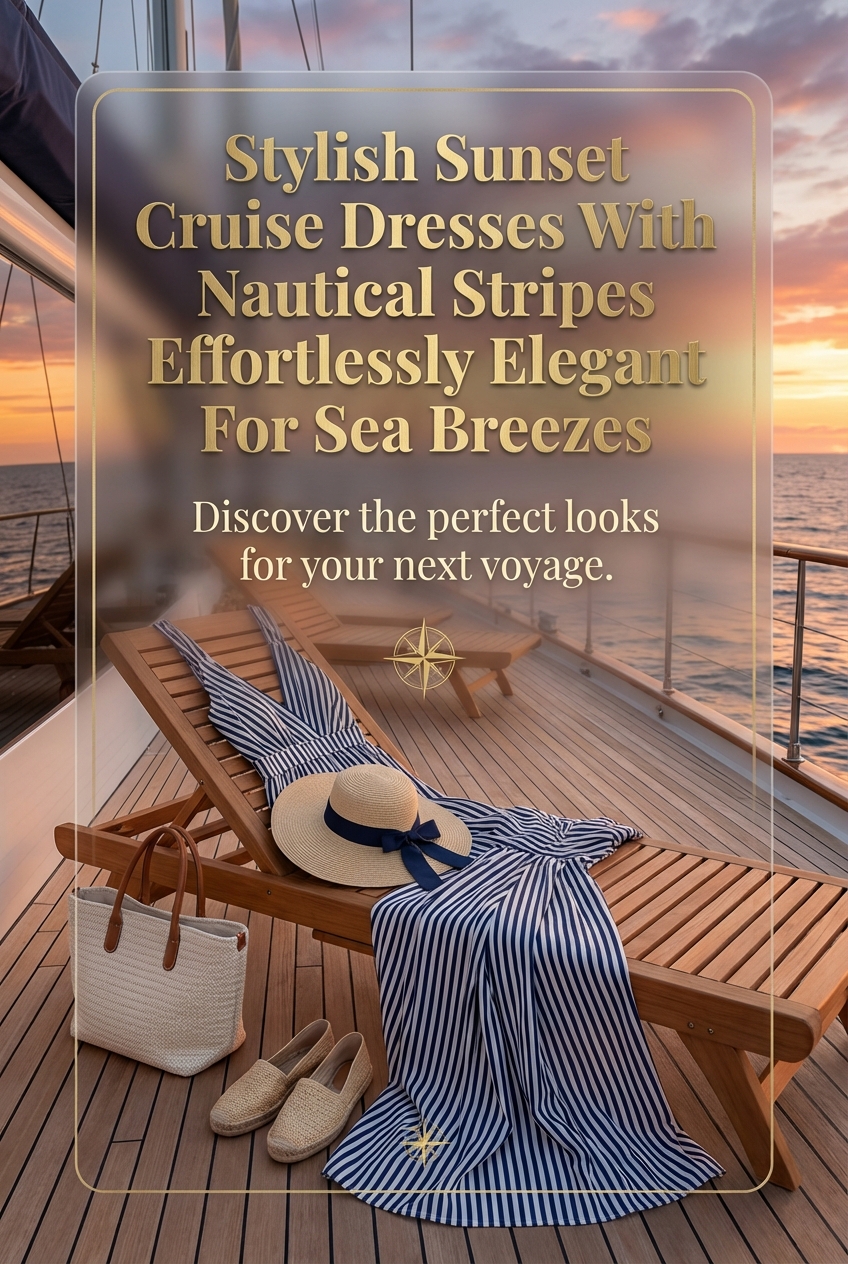 Stylish Sunset Cruise Dresses With Nautical Stripes Effortlessly Elegant For Sea Breezes - photo 2