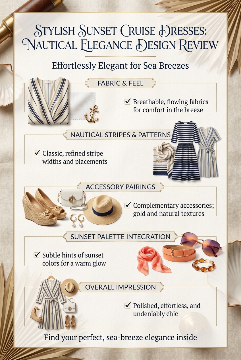 Stylish Sunset Cruise Dresses With Nautical Stripes Effortlessly Elegant For Sea Breezes - photo 5