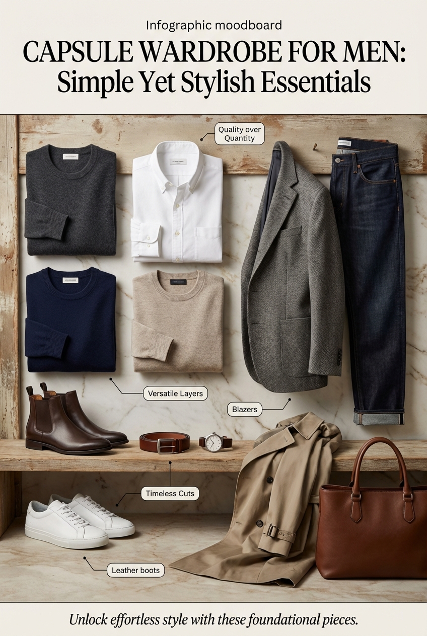Capsule Wardrobe For Men Simple Yet Stylish Essentials - photo 4