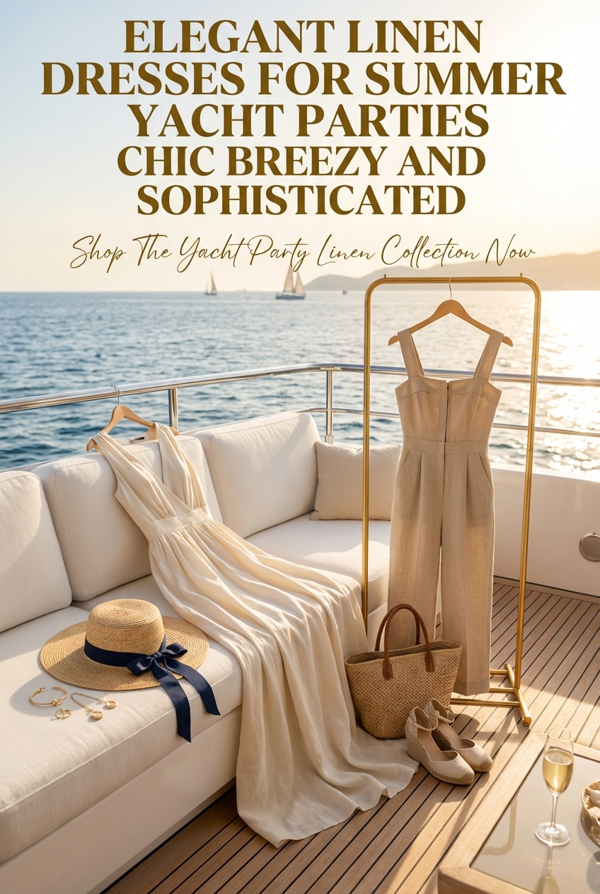 Elegant Linen Dresses For Summer Yacht Parties Chic Breezy And Sophisticated - photo 2