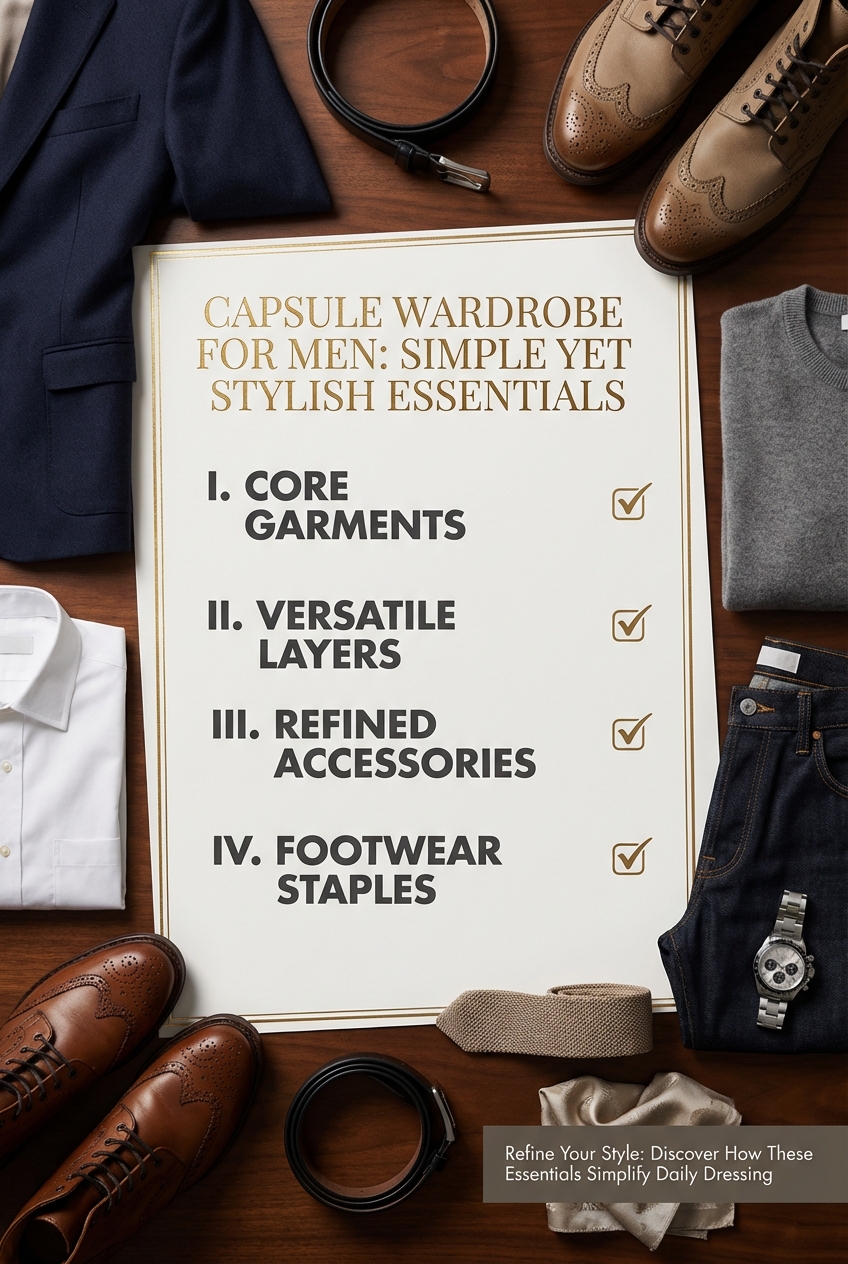 Capsule Wardrobe For Men Simple Yet Stylish Essentials - photo 5