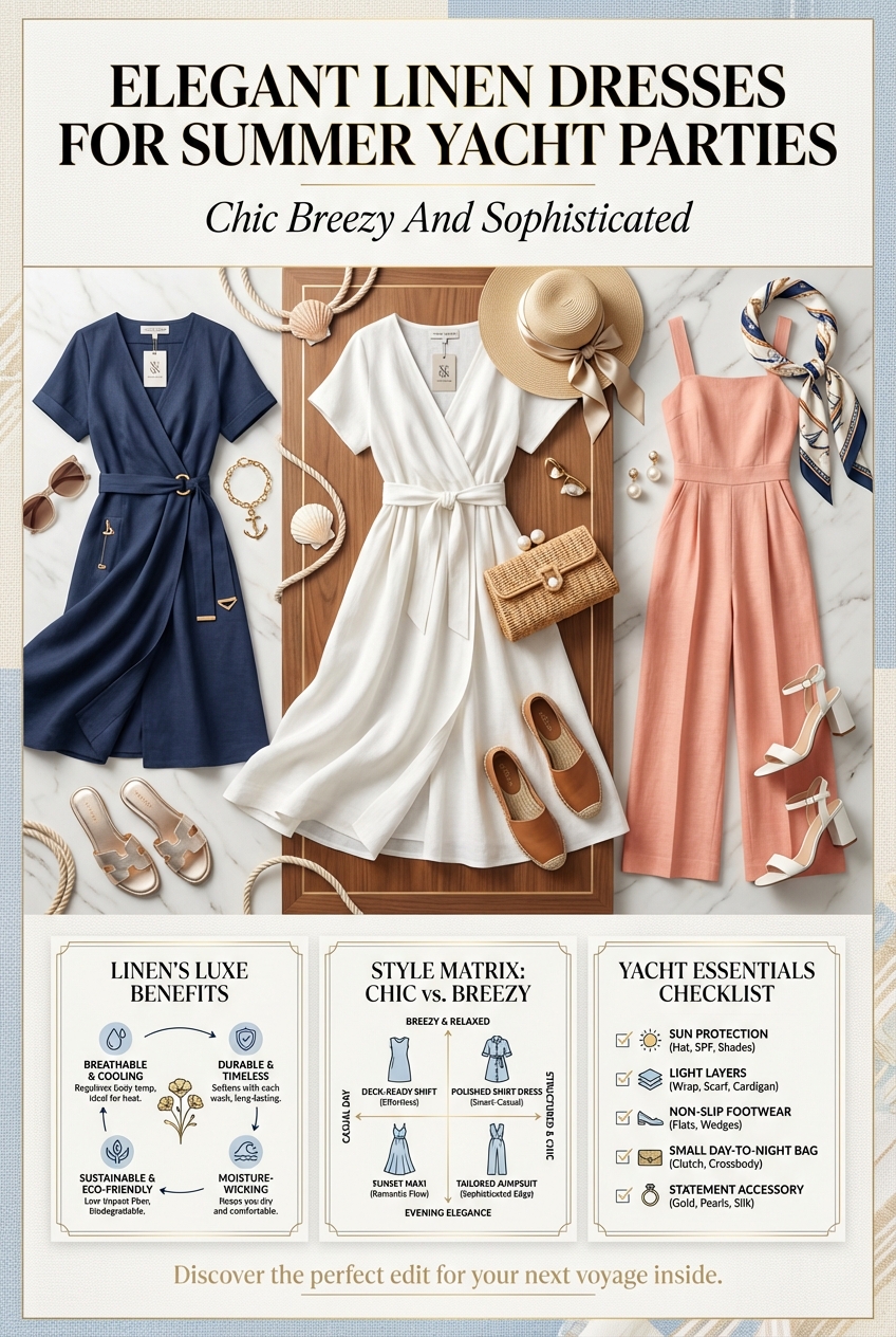 Elegant Linen Dresses For Summer Yacht Parties Chic Breezy And Sophisticated - photo 3