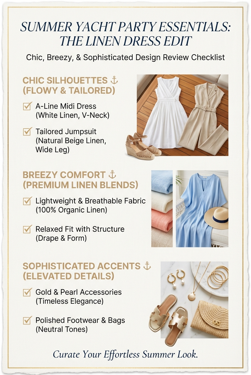 Elegant Linen Dresses For Summer Yacht Parties Chic Breezy And Sophisticated - photo 5