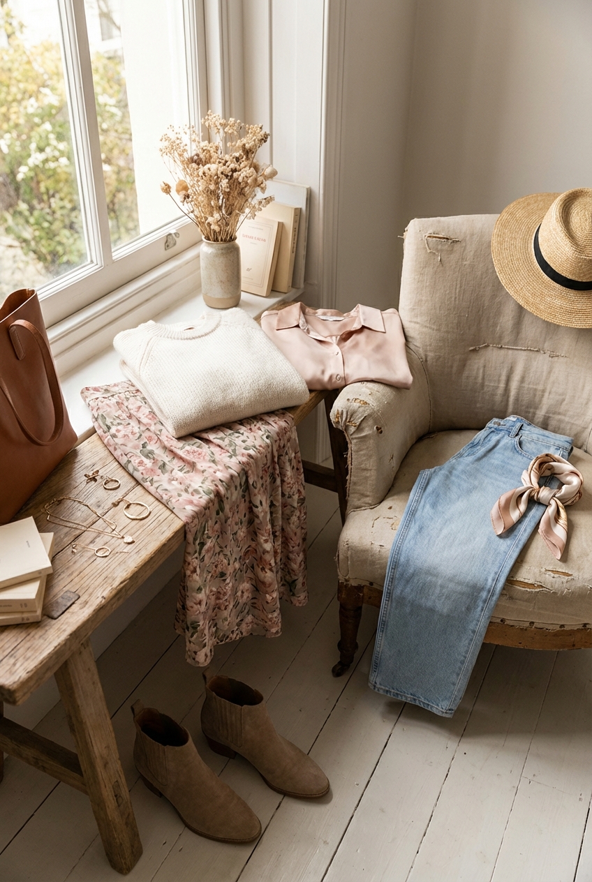 Capsule Wardrobe For A Soft And Feminine Look Elegant Romantic And Effortlessly Stylish
