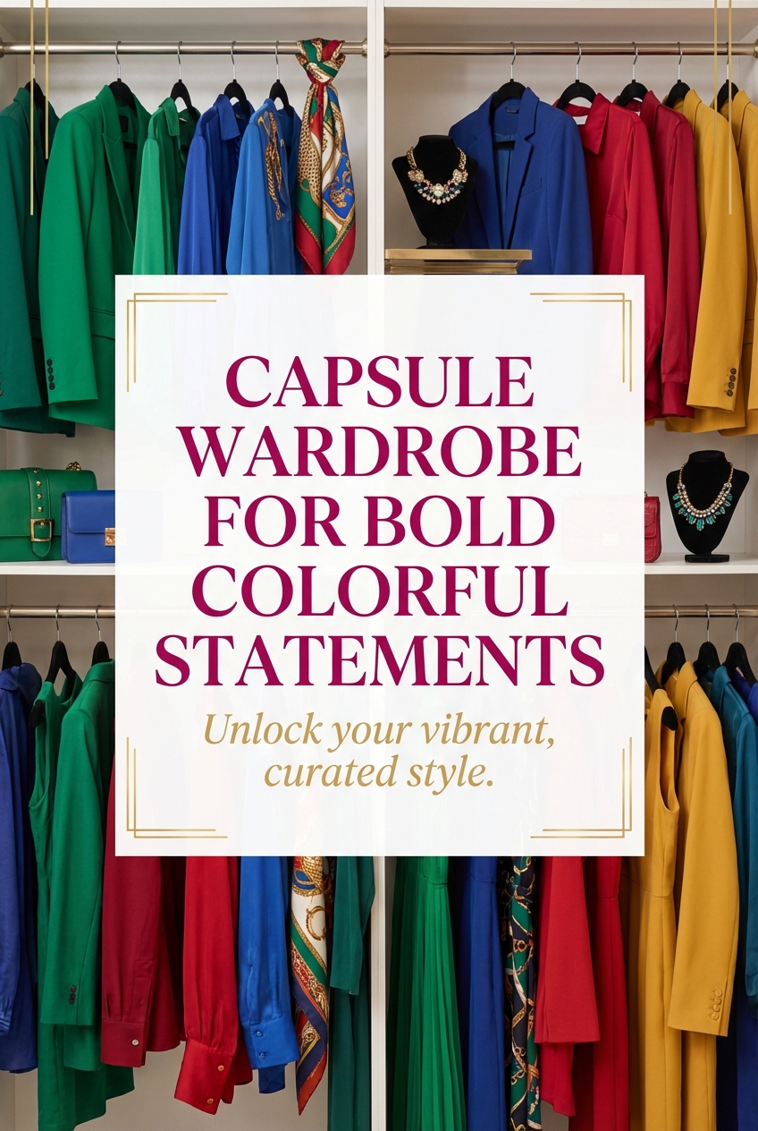 Capsule Wardrobe For Bold Colorful Statements - photo 2