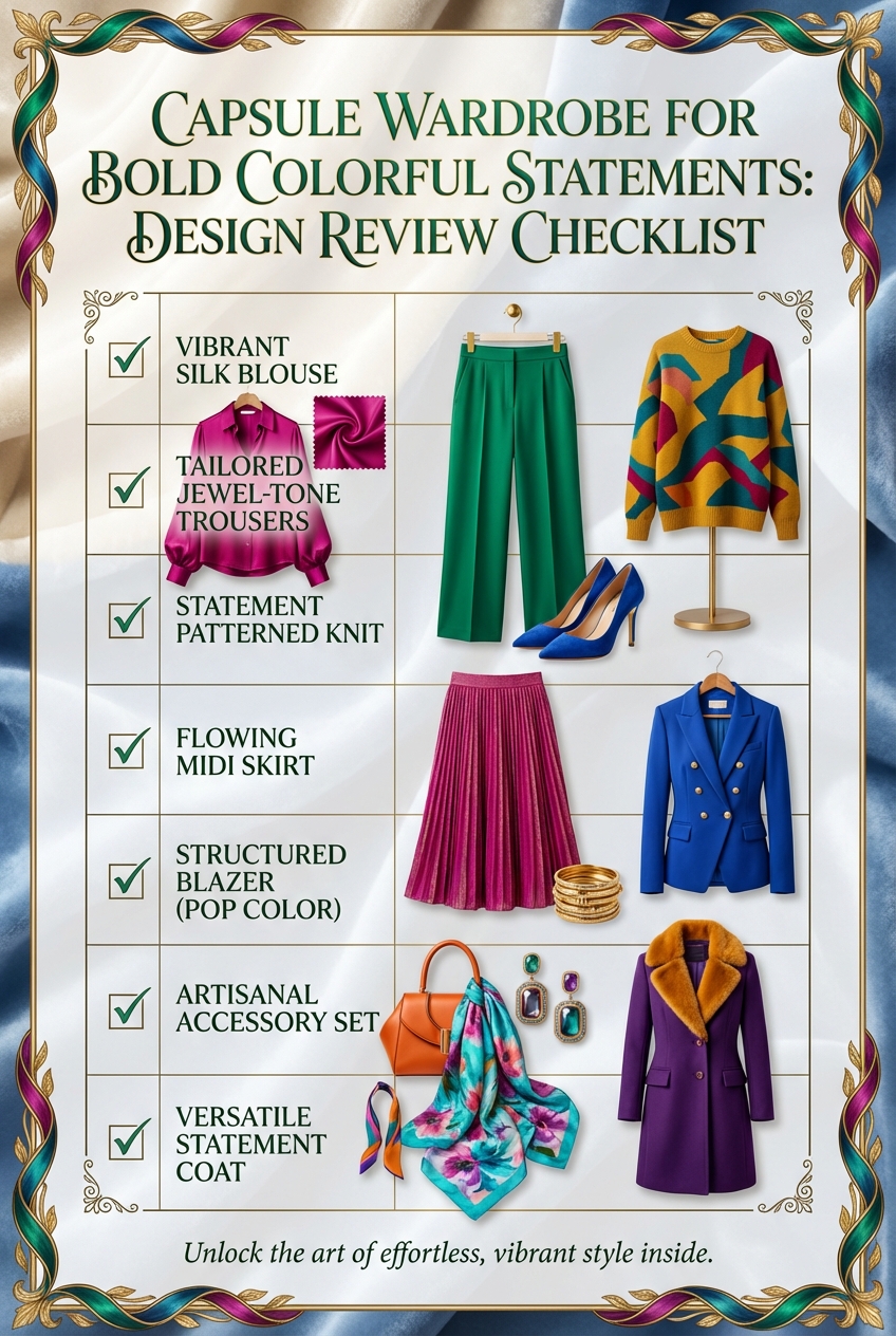 Capsule Wardrobe For Bold Colorful Statements - photo 5