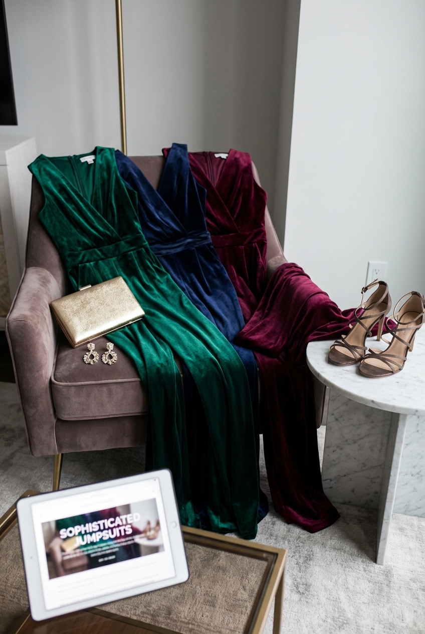 Sophisticated Jumpsuits For Corporate Holiday Events