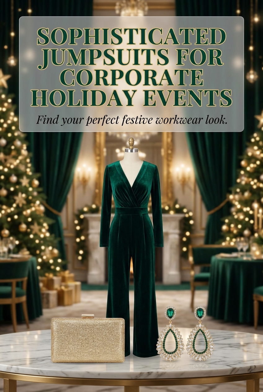 Sophisticated Jumpsuits For Corporate Holiday Events - photo 2