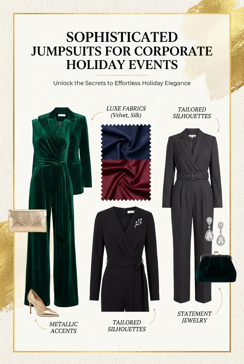 Sophisticated Jumpsuits For Corporate Holiday Events - photo 4