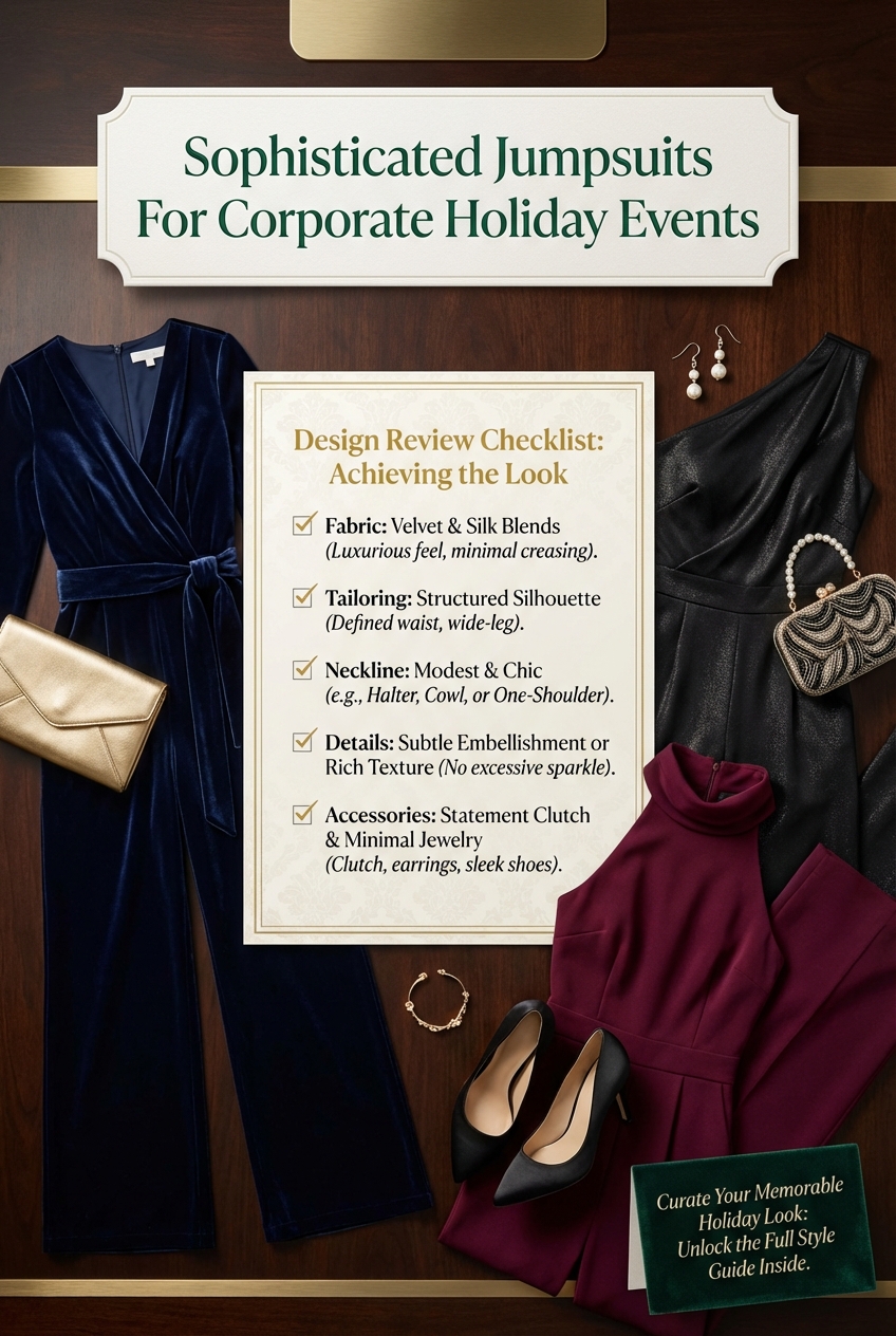 Sophisticated Jumpsuits For Corporate Holiday Events - photo 5
