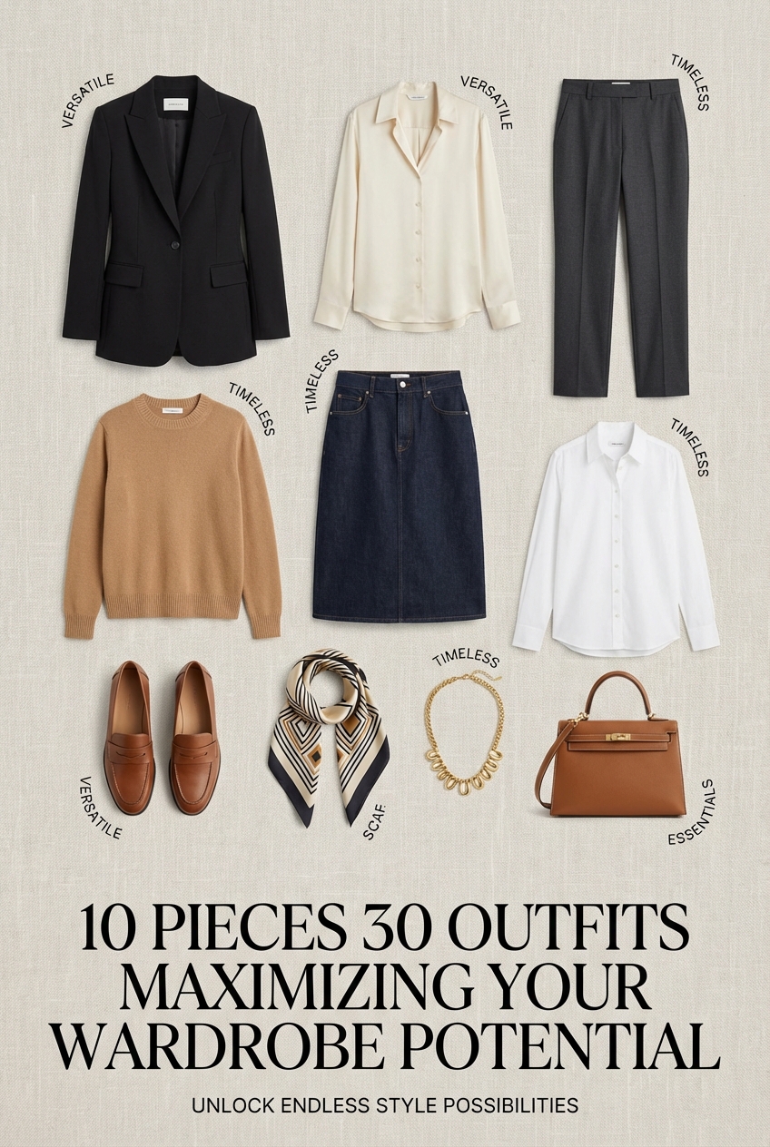 10 Pieces 30 Outfits Maximizing Your Wardrobe Potential - photo 4
