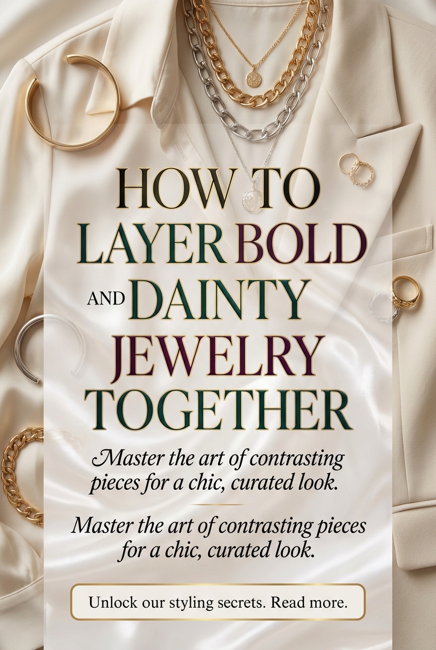How To Layer Bold And Dainty Jewelry Together - photo 2