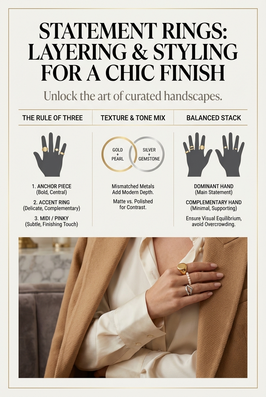Statement Rings Layering And Styling For A Chic Finish - photo 3