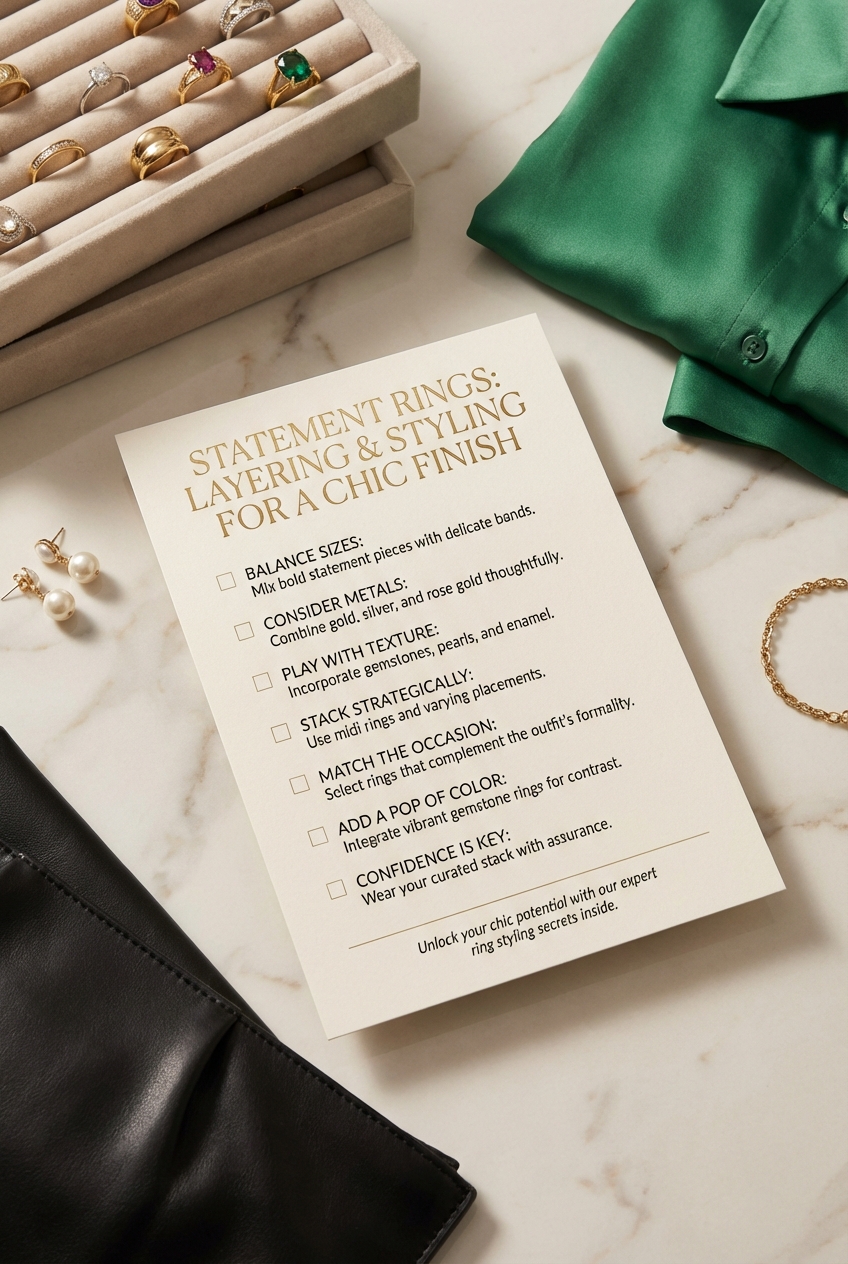 Statement Rings Layering And Styling For A Chic Finish - photo 5
