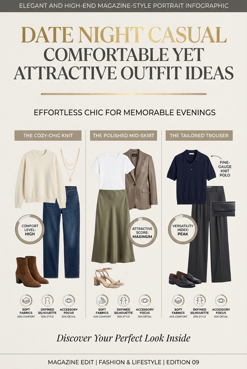 Date Night Casual Comfortable Yet Attractive Outfit Ideas - photo 3