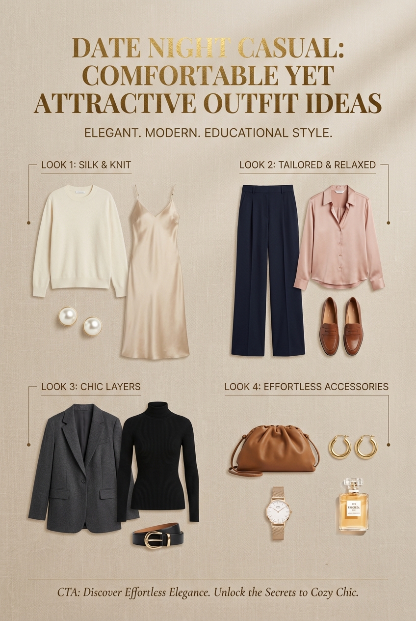 Date Night Casual Comfortable Yet Attractive Outfit Ideas - photo 4