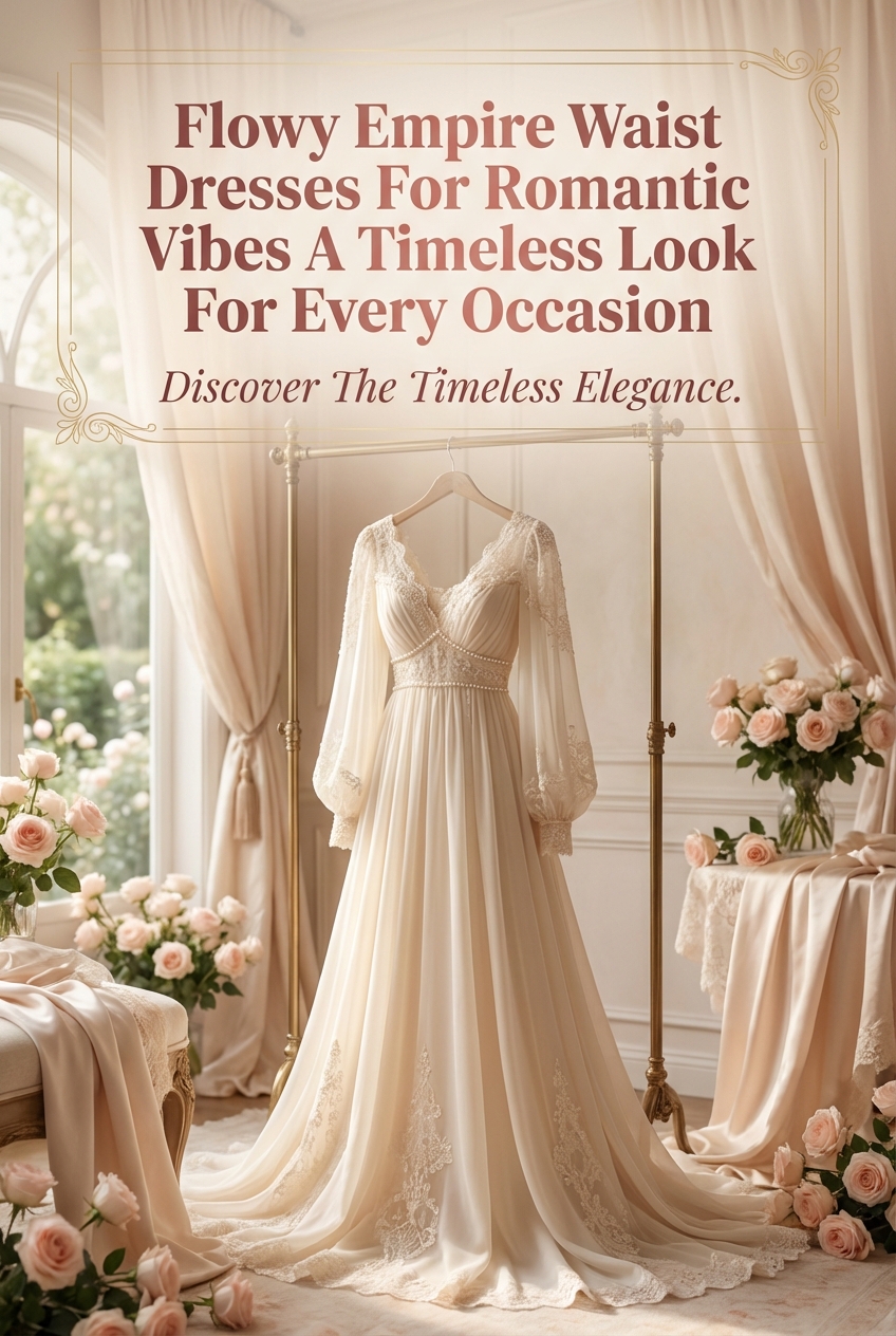 Flowy Empire Waist Dresses For Romantic Vibes A Timeless Look For Every Occasion - photo 2