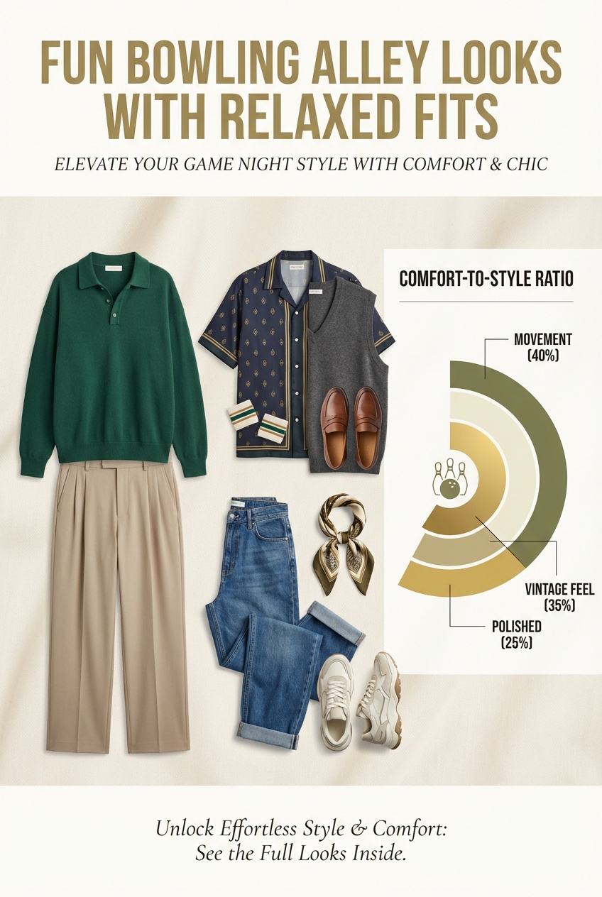 Fun Bowling Alley Looks With Relaxed Fits - photo 3