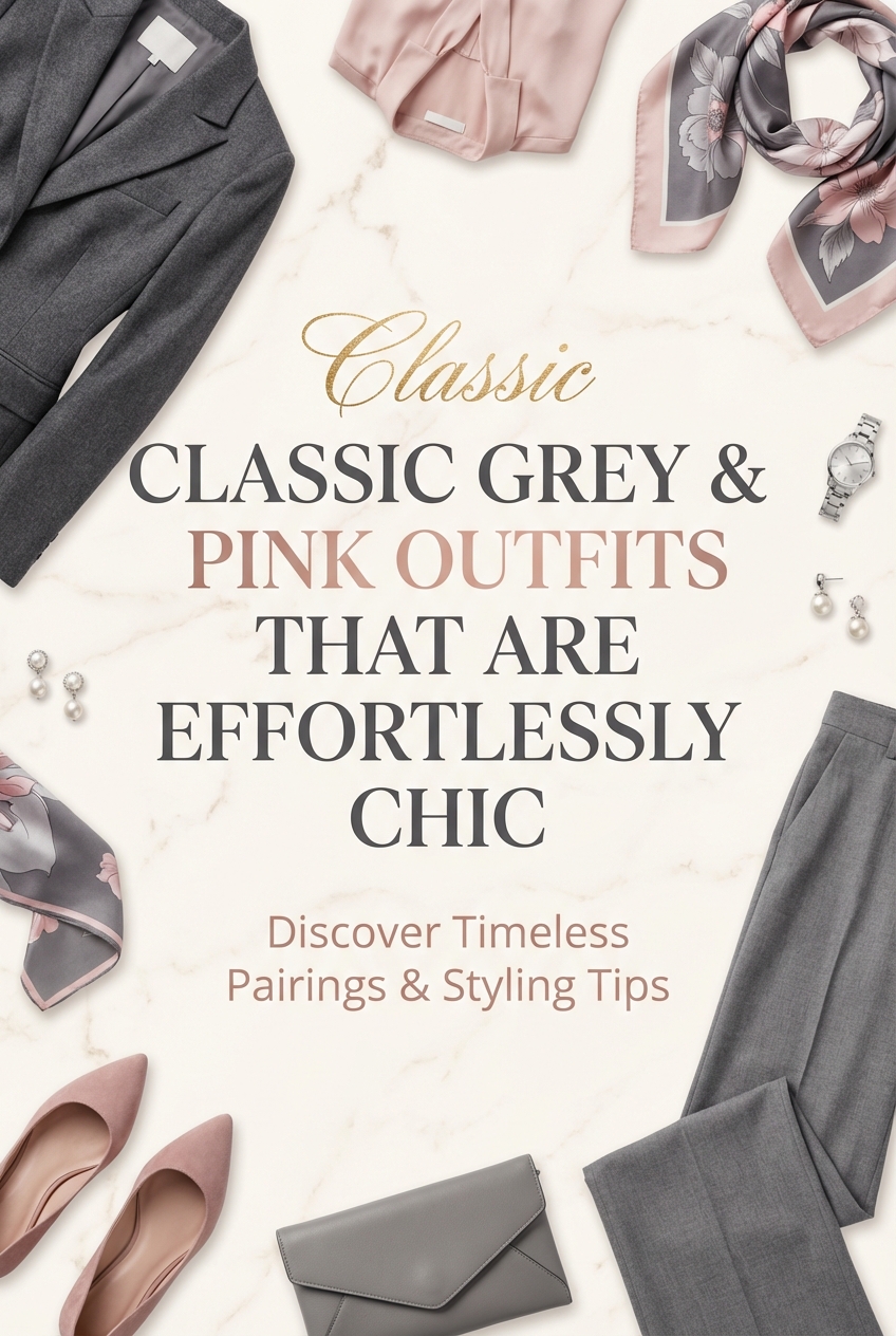Classic Grey And Pink Outfits That Are Effortlessly Chic - photo 2