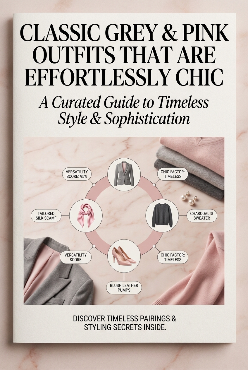 Classic Grey And Pink Outfits That Are Effortlessly Chic - photo 3