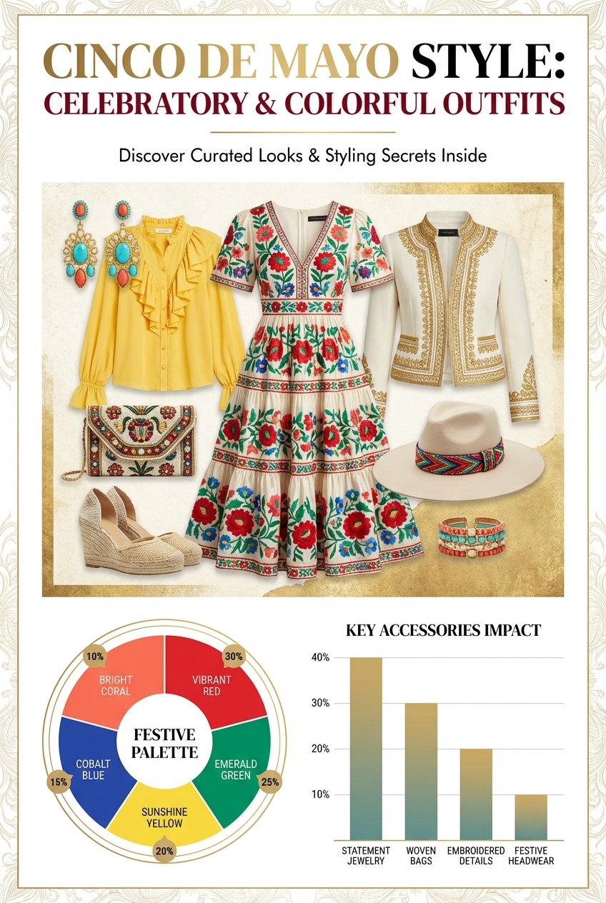 Cinco De Mayo Style Celebratory And Colorful Outfits - photo 3