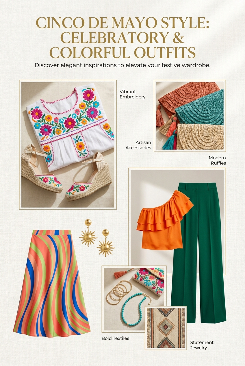 Cinco De Mayo Style Celebratory And Colorful Outfits - photo 4