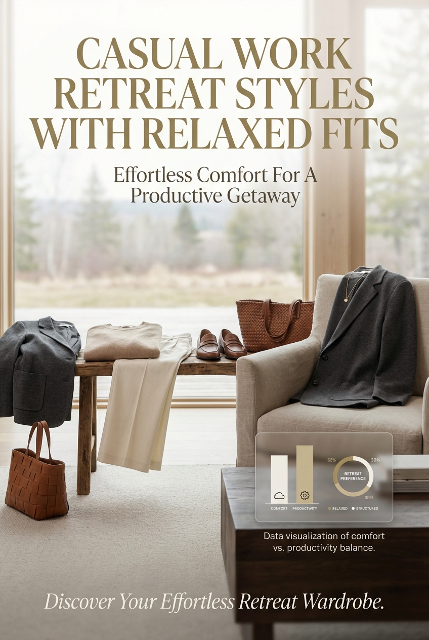 Casual Work Retreat Styles With Relaxed Fits Effortless Comfort For A Productive Getaway - photo 3