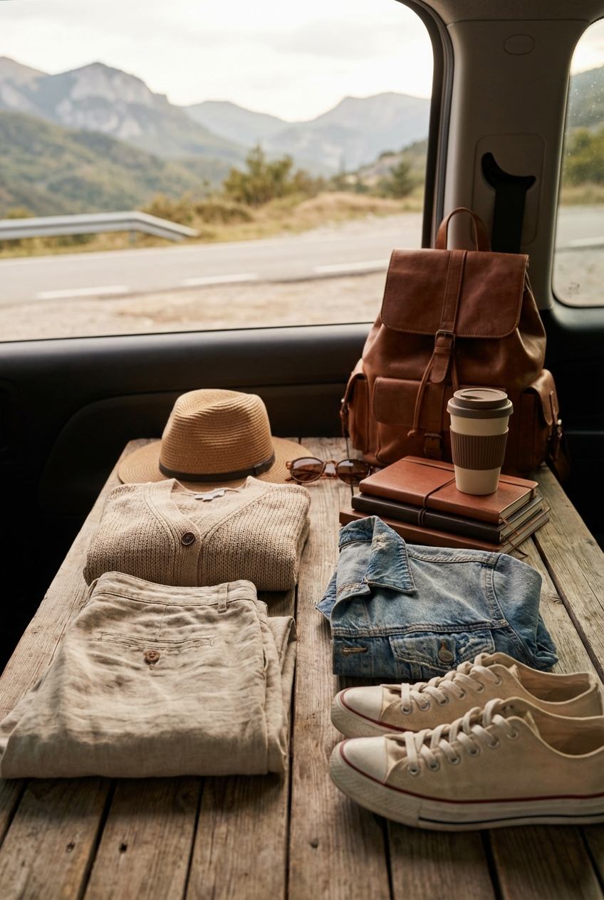 Effortless Road Trip Outfits With Relaxed Fits