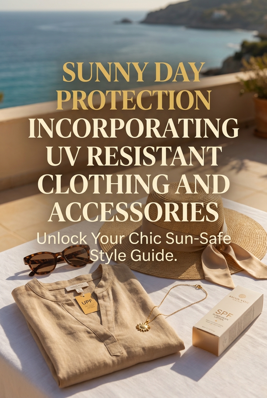 Sunny Day Protection Incorporating Uv Resistant Clothing And Accessories - photo 2