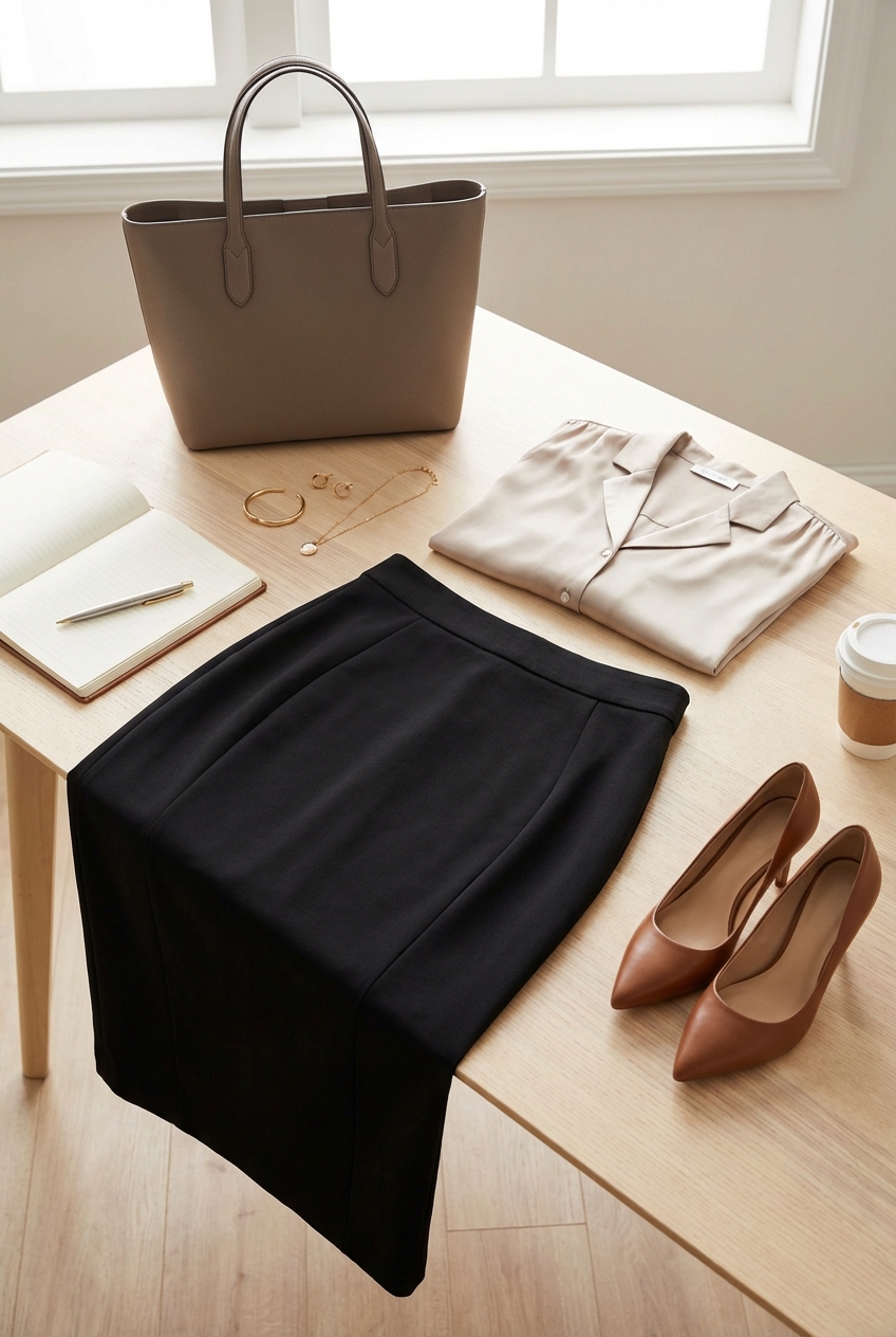 Flattering Black Pencil Skirts For Office Wear