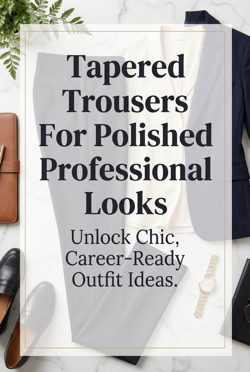 Tapered Trousers For Polished Professional Looks - photo 2