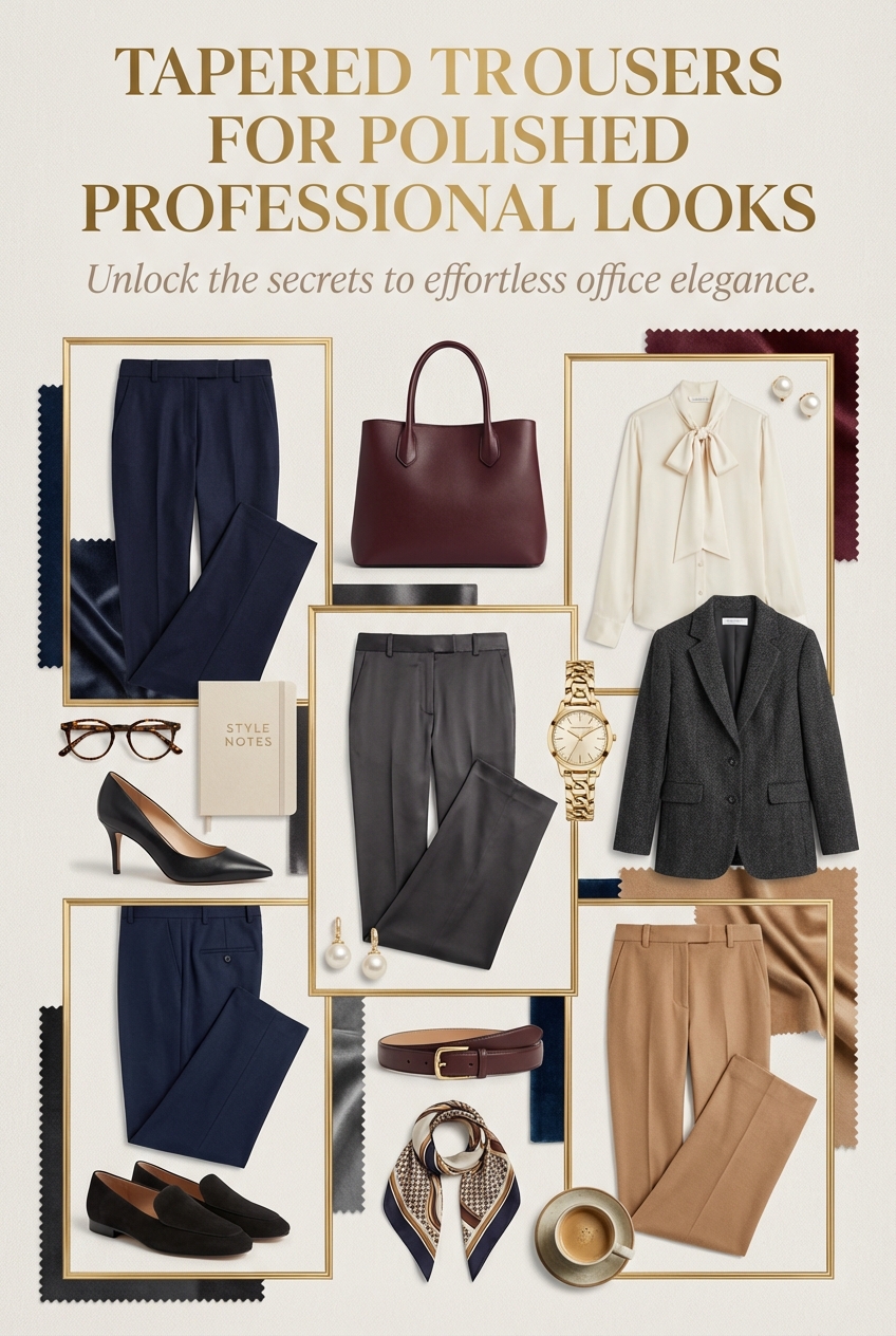 Tapered Trousers For Polished Professional Looks - photo 4