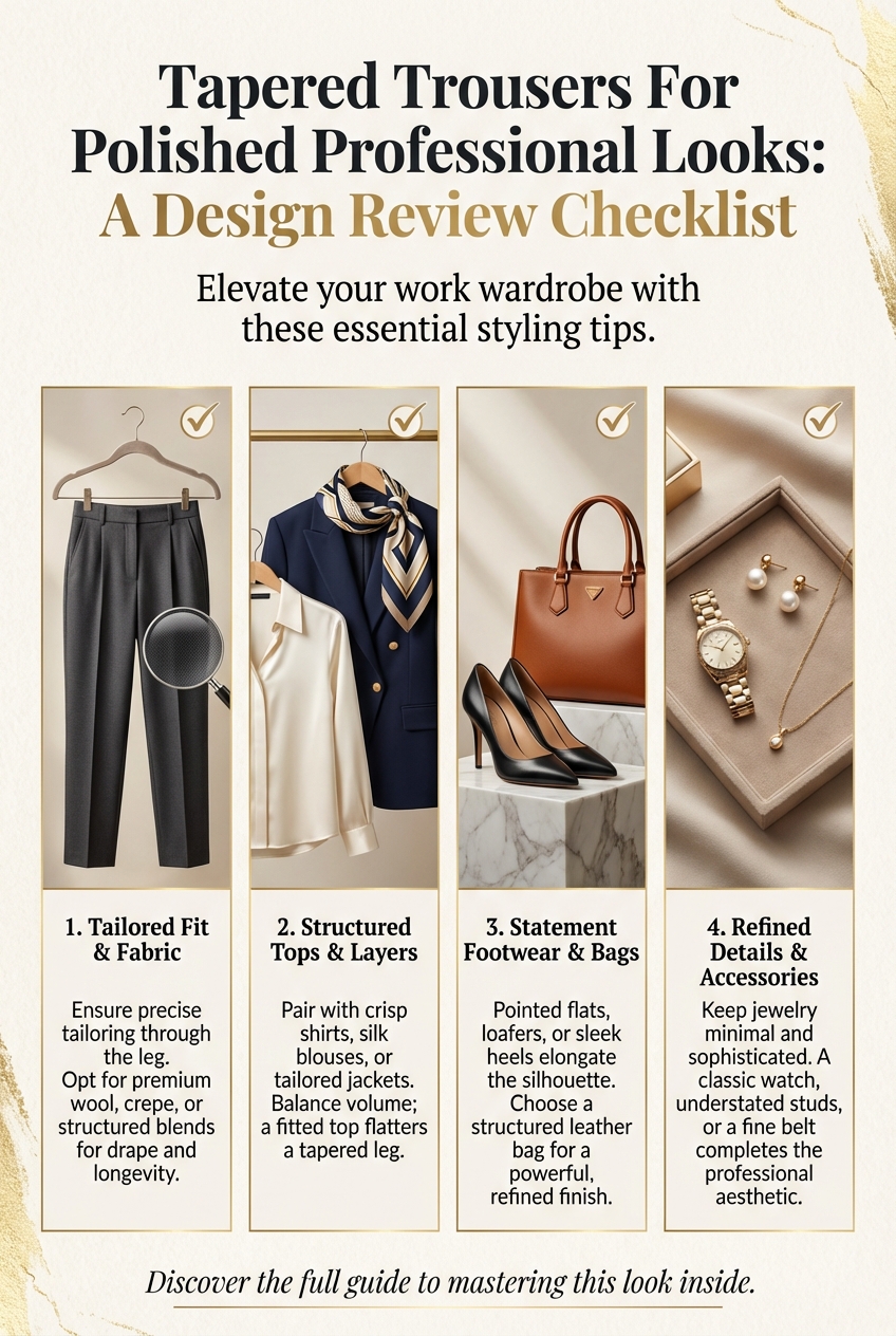 Tapered Trousers For Polished Professional Looks - photo 5