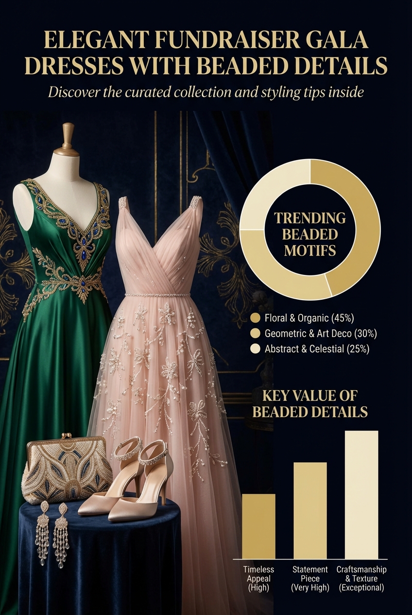 Elegant Fundraiser Gala Dresses With Beaded Details - photo 3