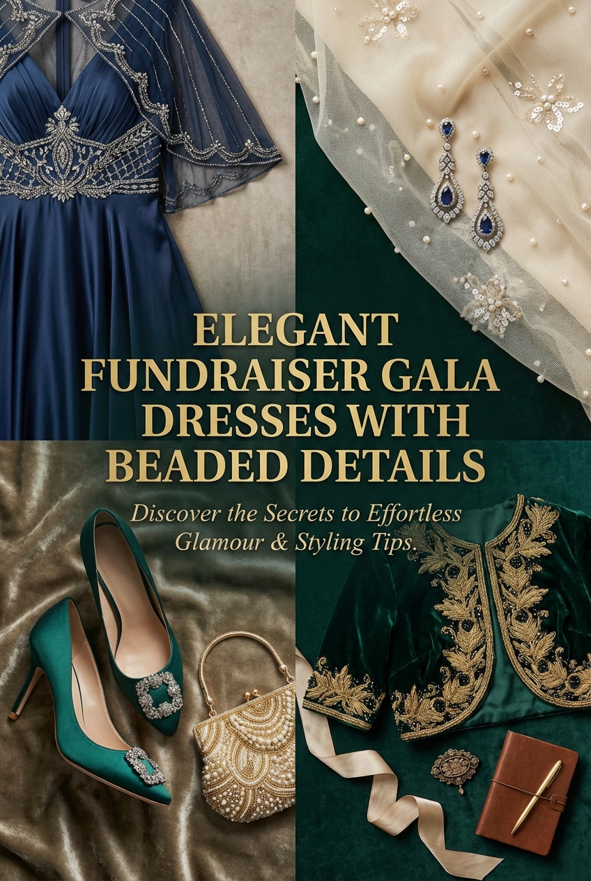 Elegant Fundraiser Gala Dresses With Beaded Details - photo 4