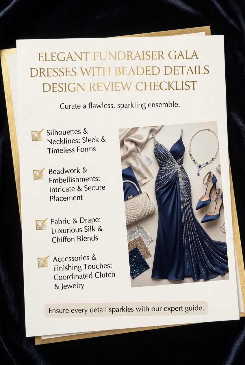 Elegant Fundraiser Gala Dresses With Beaded Details - photo 5