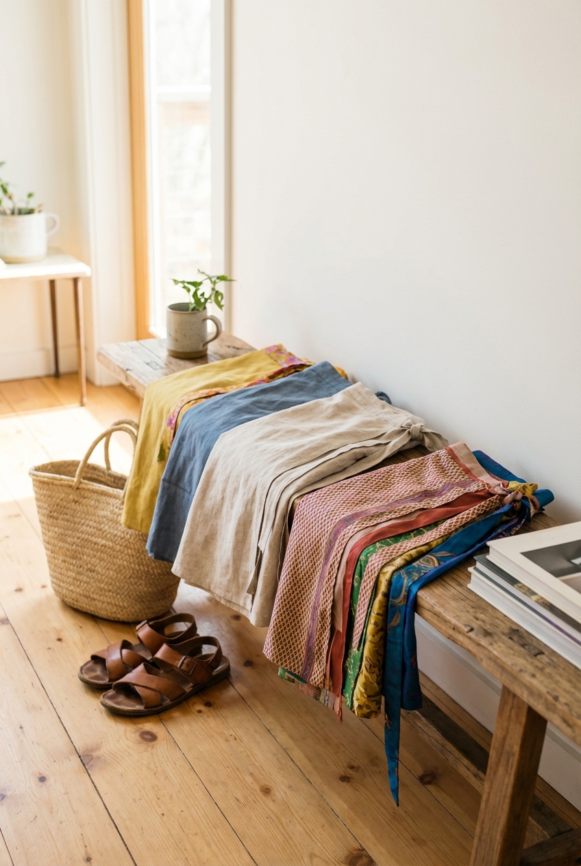 Simple Wrap Skirts For Versatile Styling