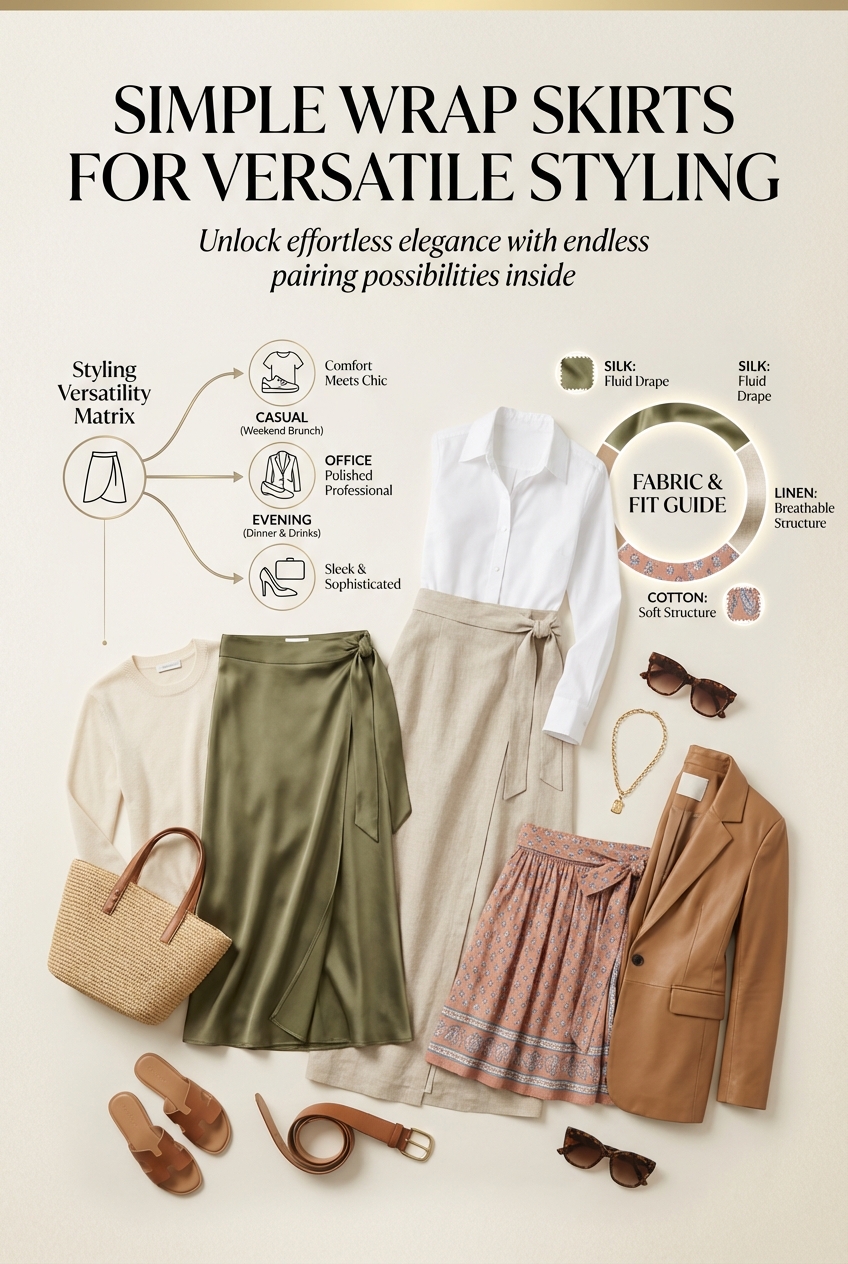 Simple Wrap Skirts For Versatile Styling - photo 3
