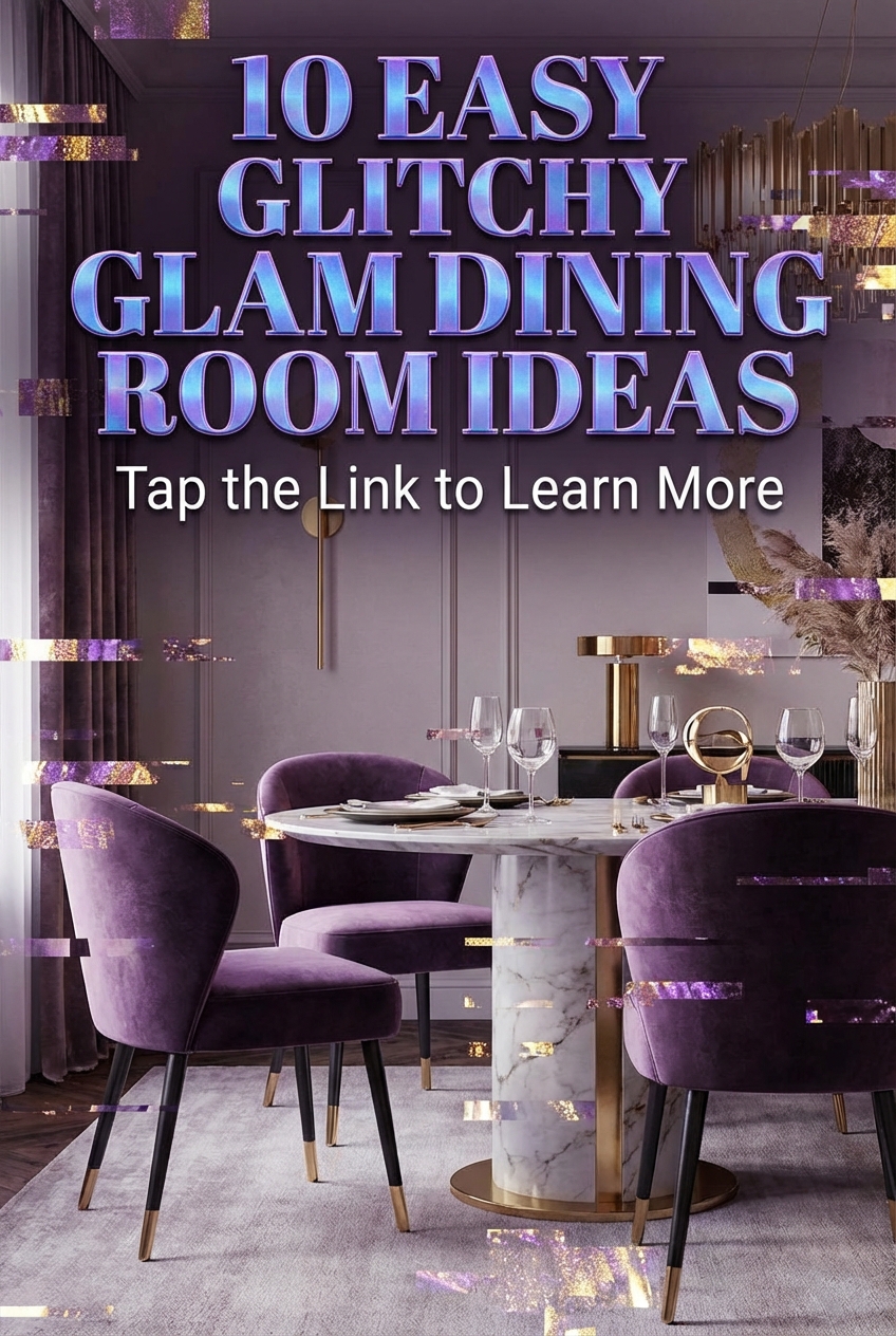 10 Easy Glitchy Glam Dining Room Ideas - photo 2