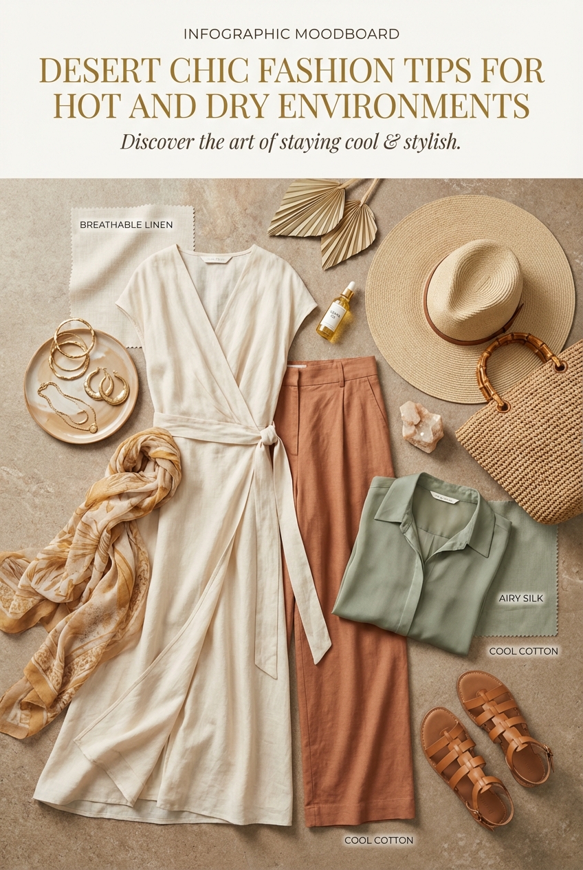 Desert Chic Fashion Tips For Hot And Dry Environments - photo 4