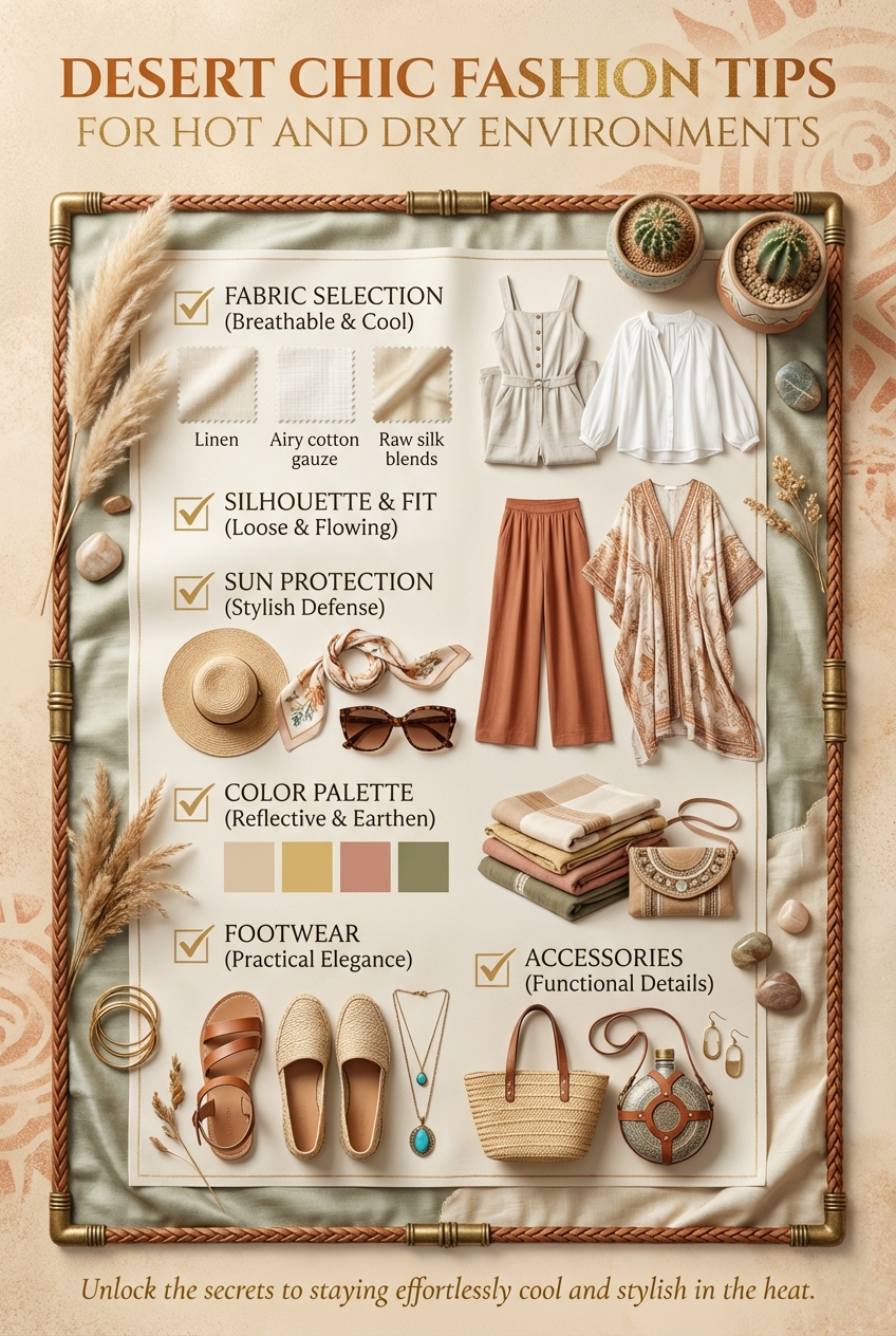 Desert Chic Fashion Tips For Hot And Dry Environments - photo 5