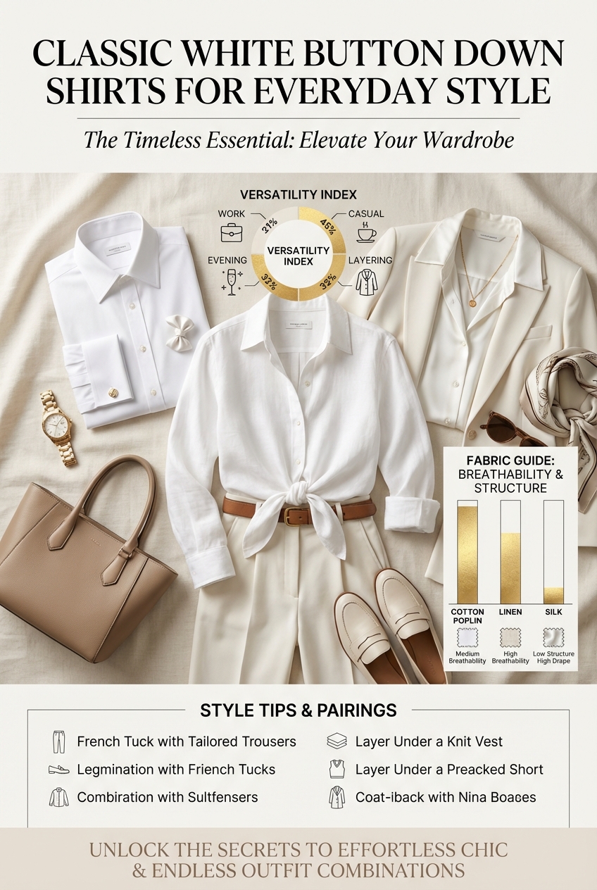 Classic White Button Down Shirts For Everyday Style - photo 3
