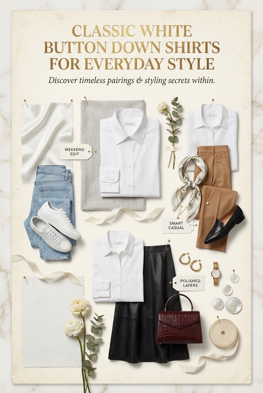 Classic White Button Down Shirts For Everyday Style - photo 4