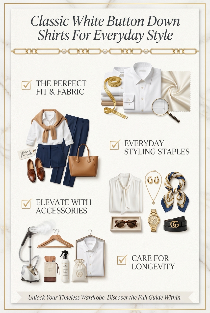 Classic White Button Down Shirts For Everyday Style - photo 5