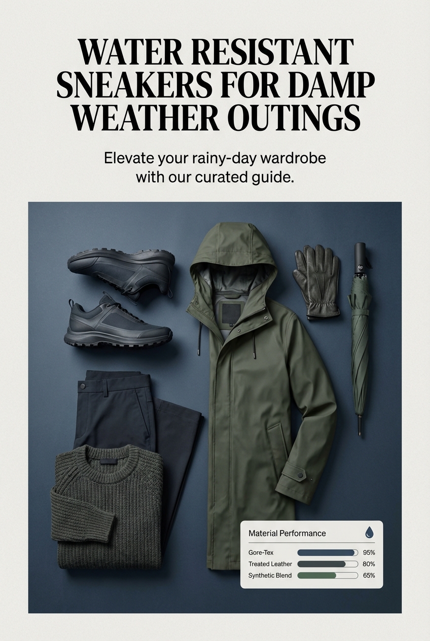 Water Resistant Sneakers For Damp Weather Outings - photo 3