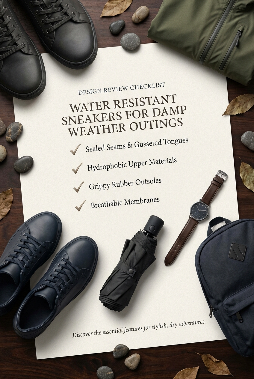 Water Resistant Sneakers For Damp Weather Outings - photo 5