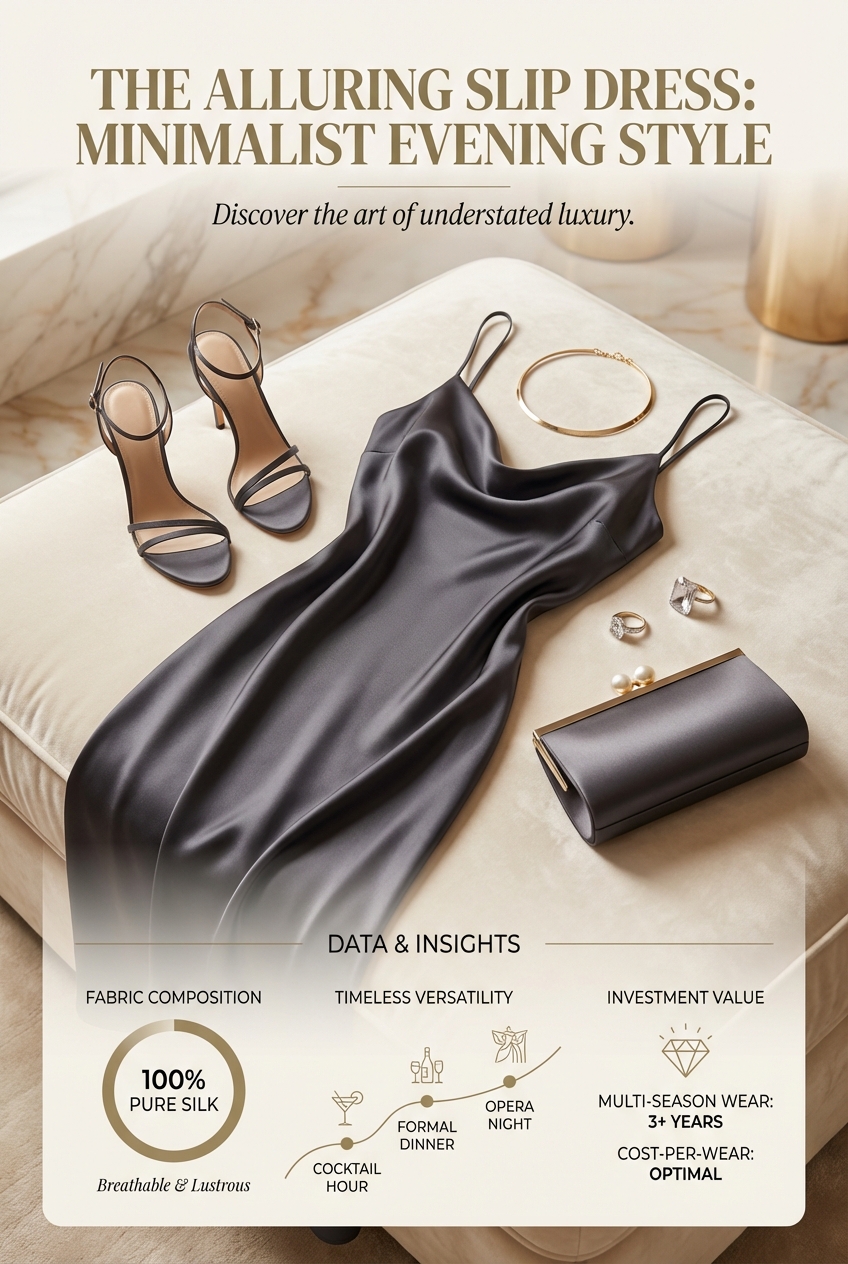 The Alluring Slip Dress For Minimalist Evening Style - photo 3